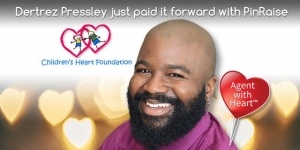 Children's Heart Foundation Receives Generous Donation From Realtor Dertrez Pressley