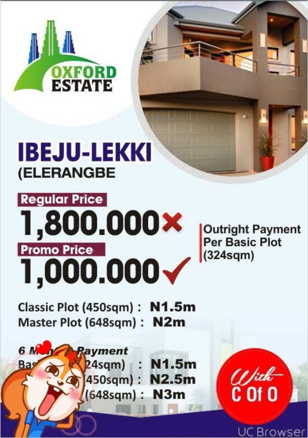 Land with c of o Property in Lekki